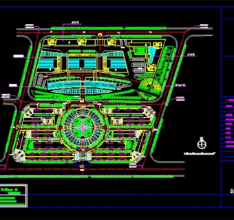 建筑装饰城景观规划图