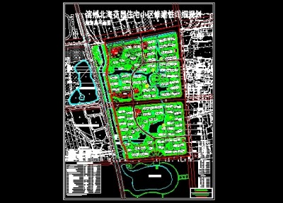 北海花园小区规划3D模型