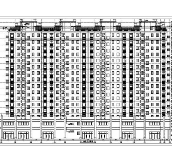 某地16层高层商住楼全套建筑设计施工图