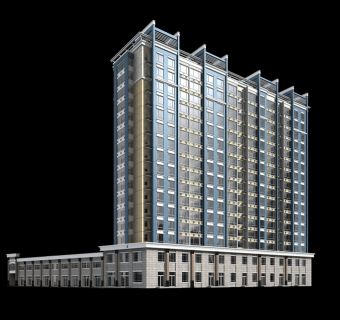 框支剪力墙小高层商住楼图结构建筑纸经典精华