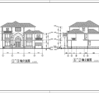 某地三层砖混结构别墅结构设计施工图3D模型