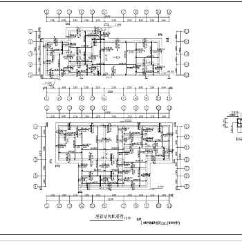 某地砖混结构坡屋顶小别墅结构设计施工图3D模型