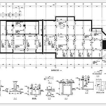 某地砼框架结构幼儿园结构部分施工图纸3D模型