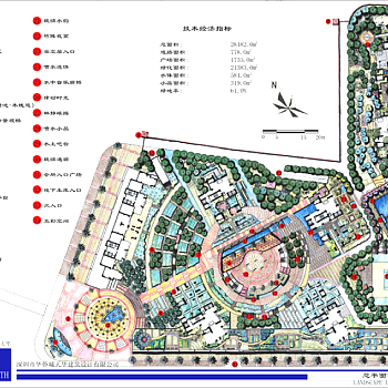 小区园林规划全图3D模型