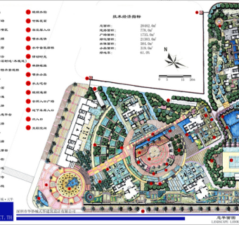 小区园林规划全图3D模型