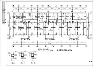 某地二层砖混小别墅结构设计施工图3D模型