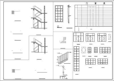 三层框架结构小商场施工图3D模型