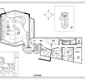 某地餐厅装修改造cad设计方案3D模型