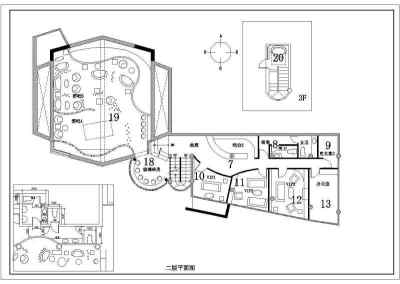 某地餐厅装修改造cad设计方案3D模型