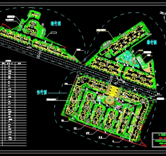 小区景观规划设计平面图