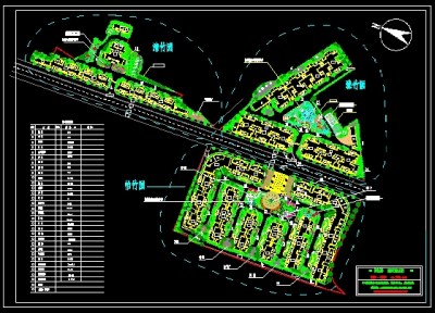 小区景观规划设计平面图