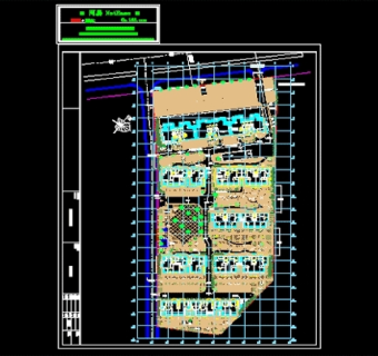 小区景观规划图