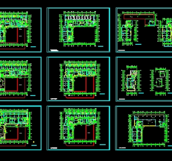 某医院平立面图