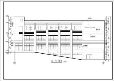 西南医院家属区教室及食堂建筑施工图