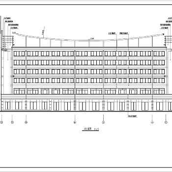 某地六层底框结构办公楼建筑结构施工图3D模型