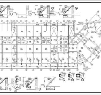 某六层底框结构办公楼结构设计施工图