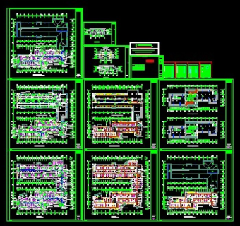 某医院病房楼暖通施工图