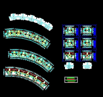 小区规划总图-房型