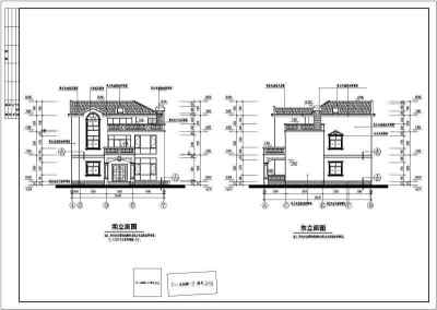 某地3层砌体结构独栋别墅建筑专业施工图设计3D模型