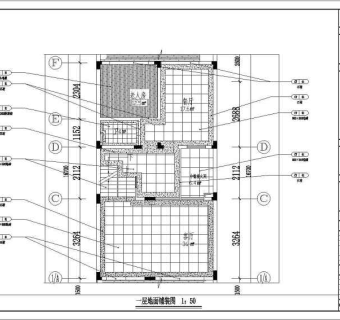 重庆某地三层框架结构别墅装修设计施工图纸