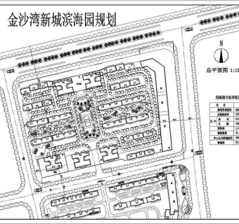 滨海园小区景观规划图