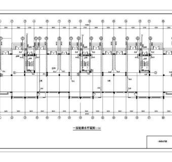 某地六层住宅楼建筑给排水设计施工图