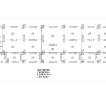 某地四层框架结构办公楼结构设计施工图