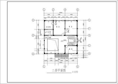 某三层砖混结构别墅全套建筑结构施工图