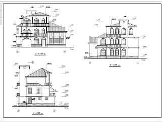 某二层小别墅建筑、结构设计施工图