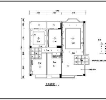 某三室两厅装修设计施工图