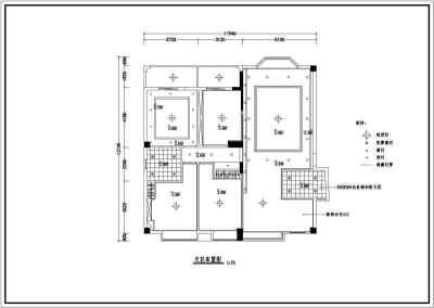 某三室两厅装修设计施工图