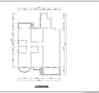 湖南剪力墙结构小餐厅室内装修设计施工图