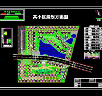 某小区规划方案图
