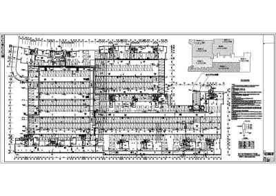某一类地下汽车库给排水设计施工图