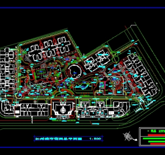 某小区规划总平面图