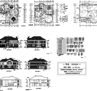 钢结构别墅建筑3D模型