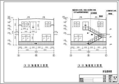 某地上两层钢框架结构设计施工图纸