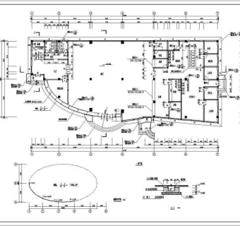 某公司框架结构食堂全套装饰施工图