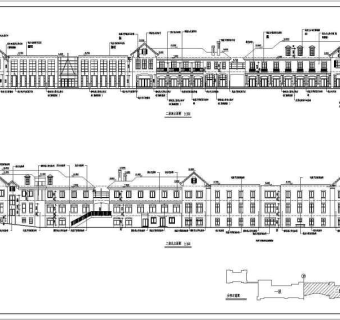 商业楼全套建筑设计CAD施工图