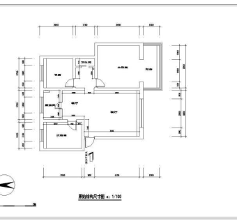 某地两室两厅装修设计施工图