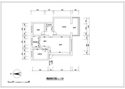 某地两室两厅装修设计施工图