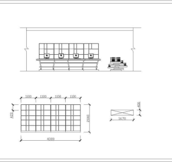 某地区小型书吧室内装修设计方案图