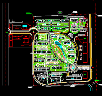 小区景观规划施工图