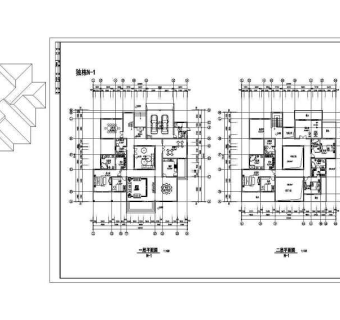 十几套别墅平立面图3D模型