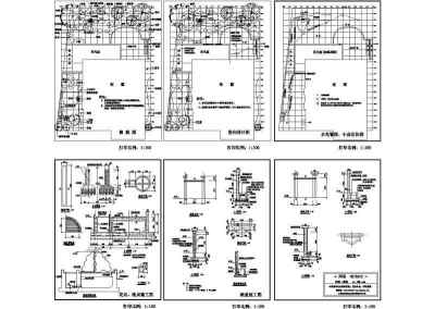 某别墅庭院景观绿化全套施工图3D模型