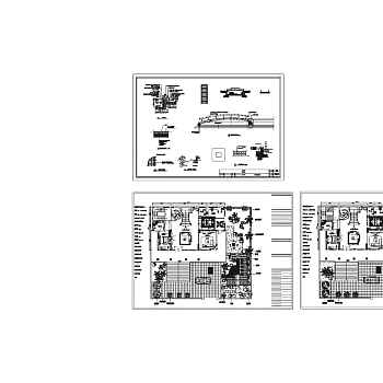 某地私家别墅庭院园林设计施工图纸3D模型