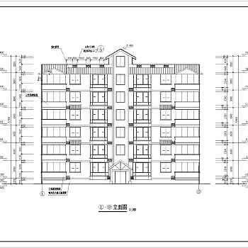 某地多层住宅楼建筑设计施工图