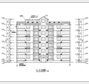 某地多层住宅楼建筑设计施工图