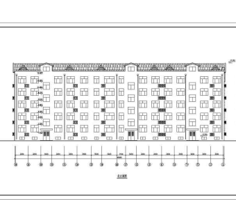 某地多层砖混结构住宅楼建筑设计施工图