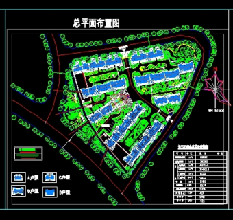 某小区规划设计图